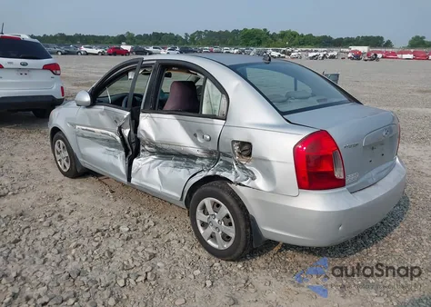 2007 Hyundai Accent Gls from USA, damaged, VIN KMHCN46C77U128256